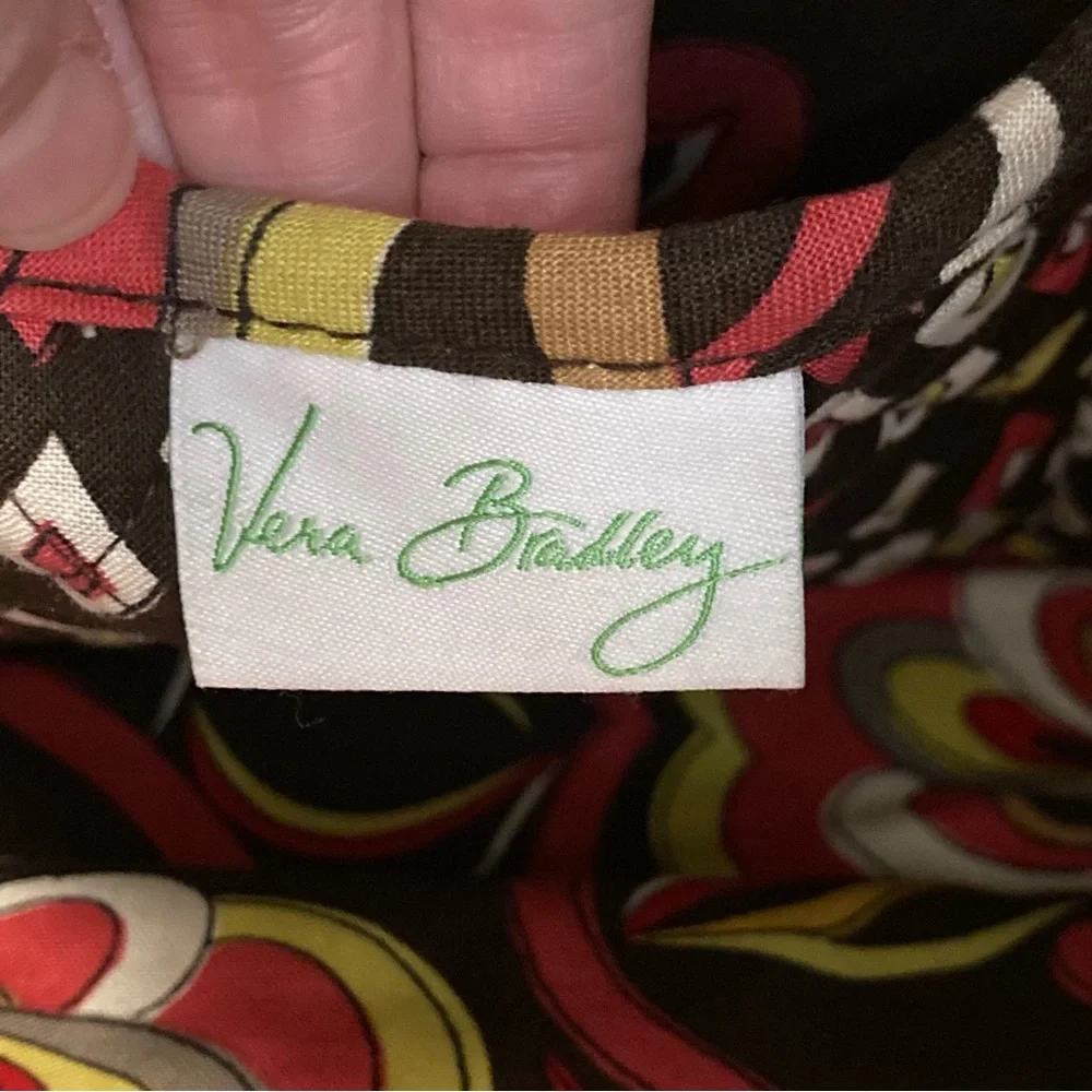 Vera Bradley Puccini Quilted Tote Bag with a Matching Keychain Wallet.
